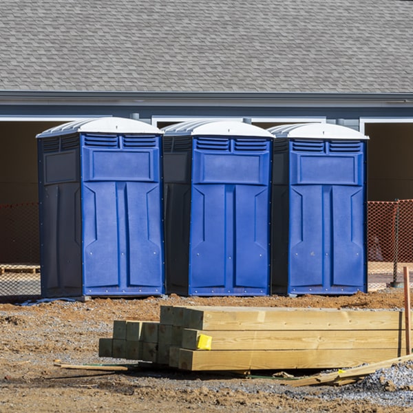 is there a specific order in which to place multiple portable restrooms in South Bloomfield Ohio